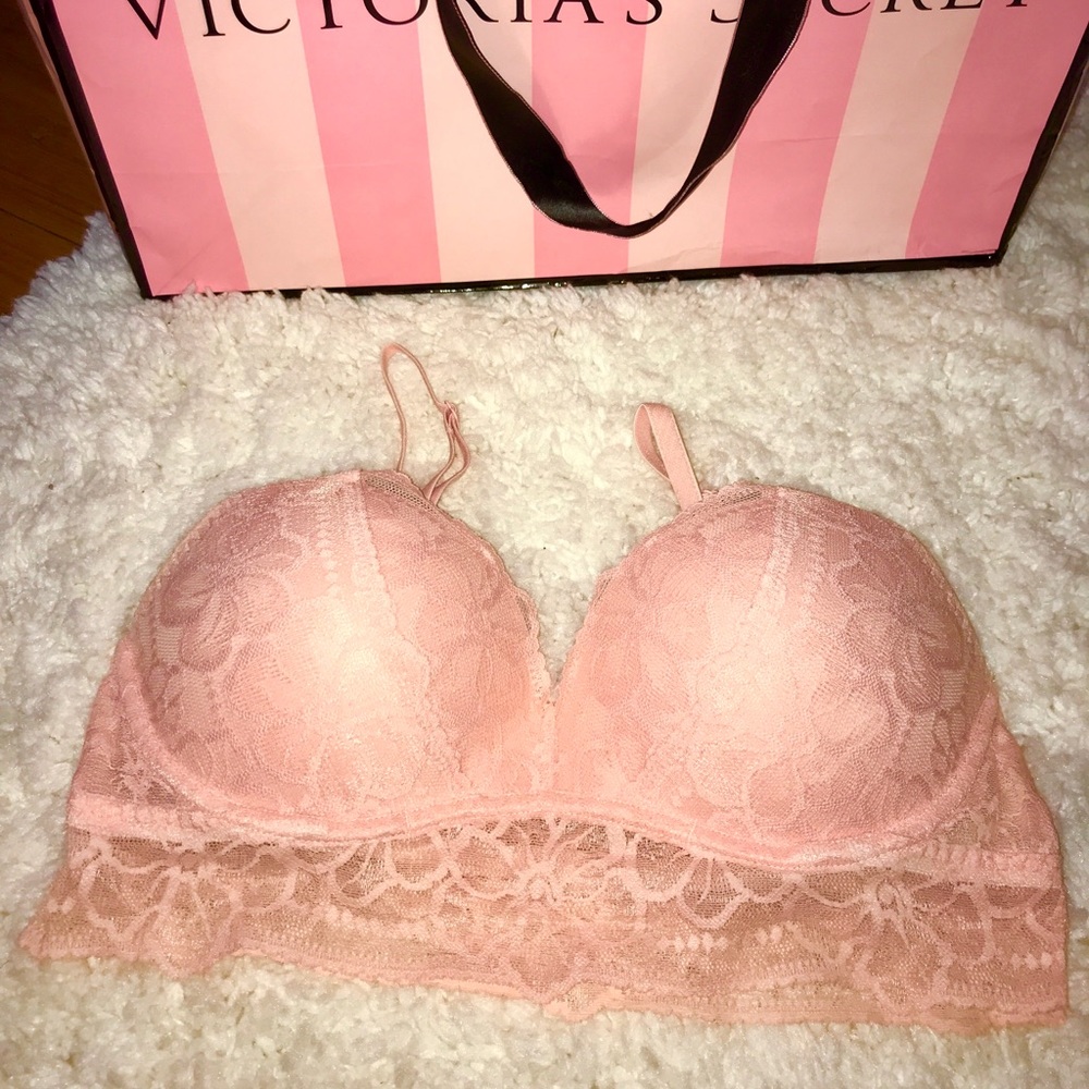 VS Pink Lace Bralette
